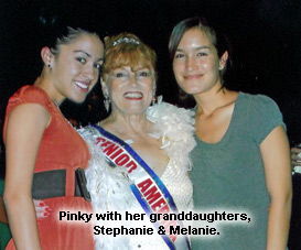 Pinky and her granddaughters
